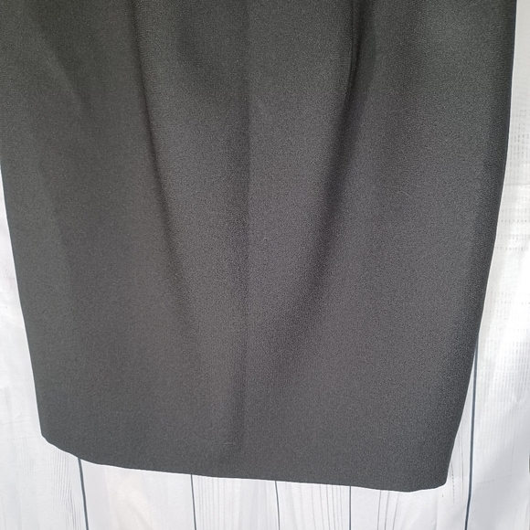 Laundry By Shelli Segal Button Lace Back Black Sleeveless Dress - Picture 5 of 9